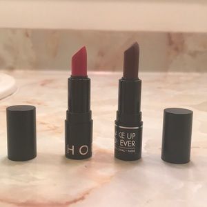 Sephora and Make Up For Ever Lipsticks
